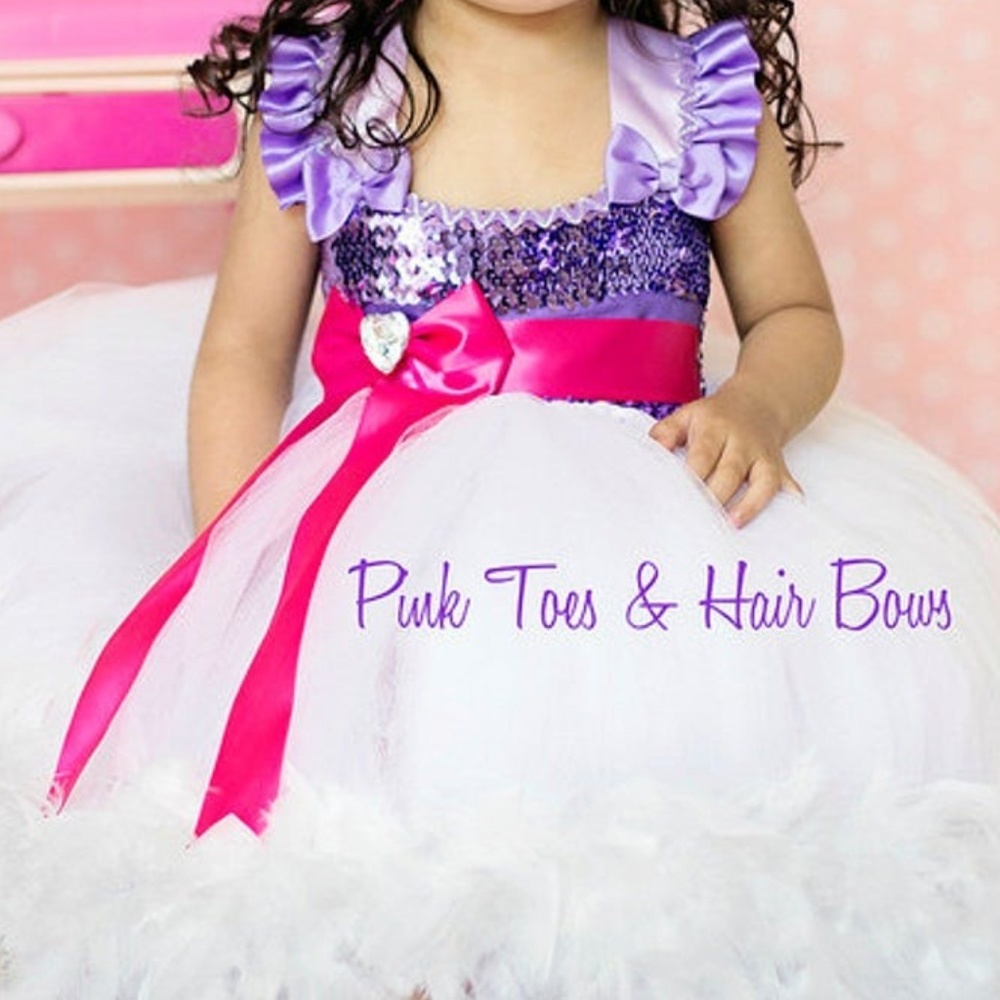 Disney Daisy Duck Tutu Dress / Costume - Size 5/6